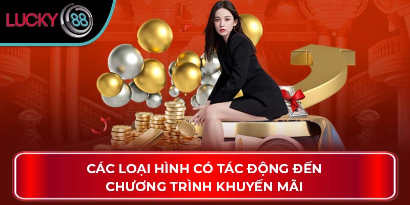 Các loại hình có tác động đến chương trình khuyến mãi